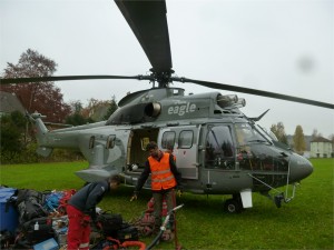 Transport mit Super Puma